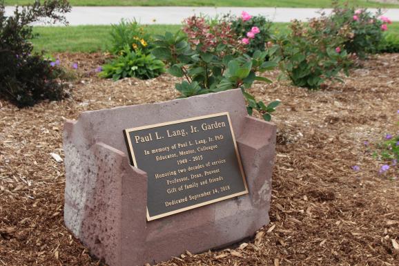 Garden plaque