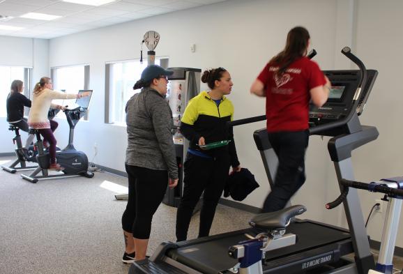 Image of virtual treadmills and bikes