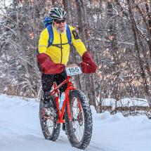 Jordan on his fat-tire bike