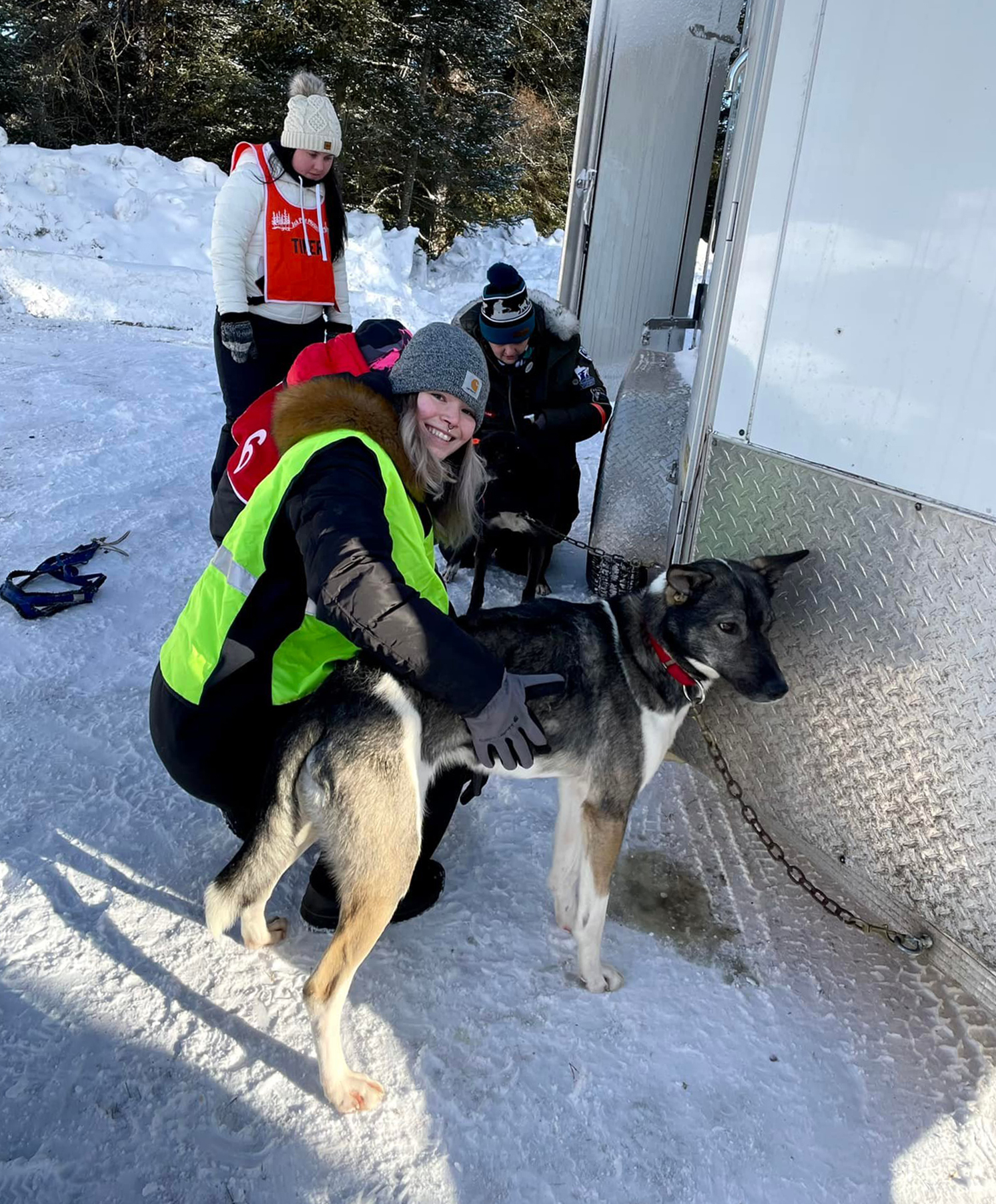 2022 sled dog race (Pre-Vet Club Facebook photo)