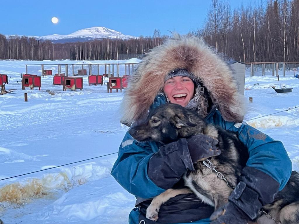 NMU alumna Samantha LaLonde (photo from Seavey's post)hoto from Sea