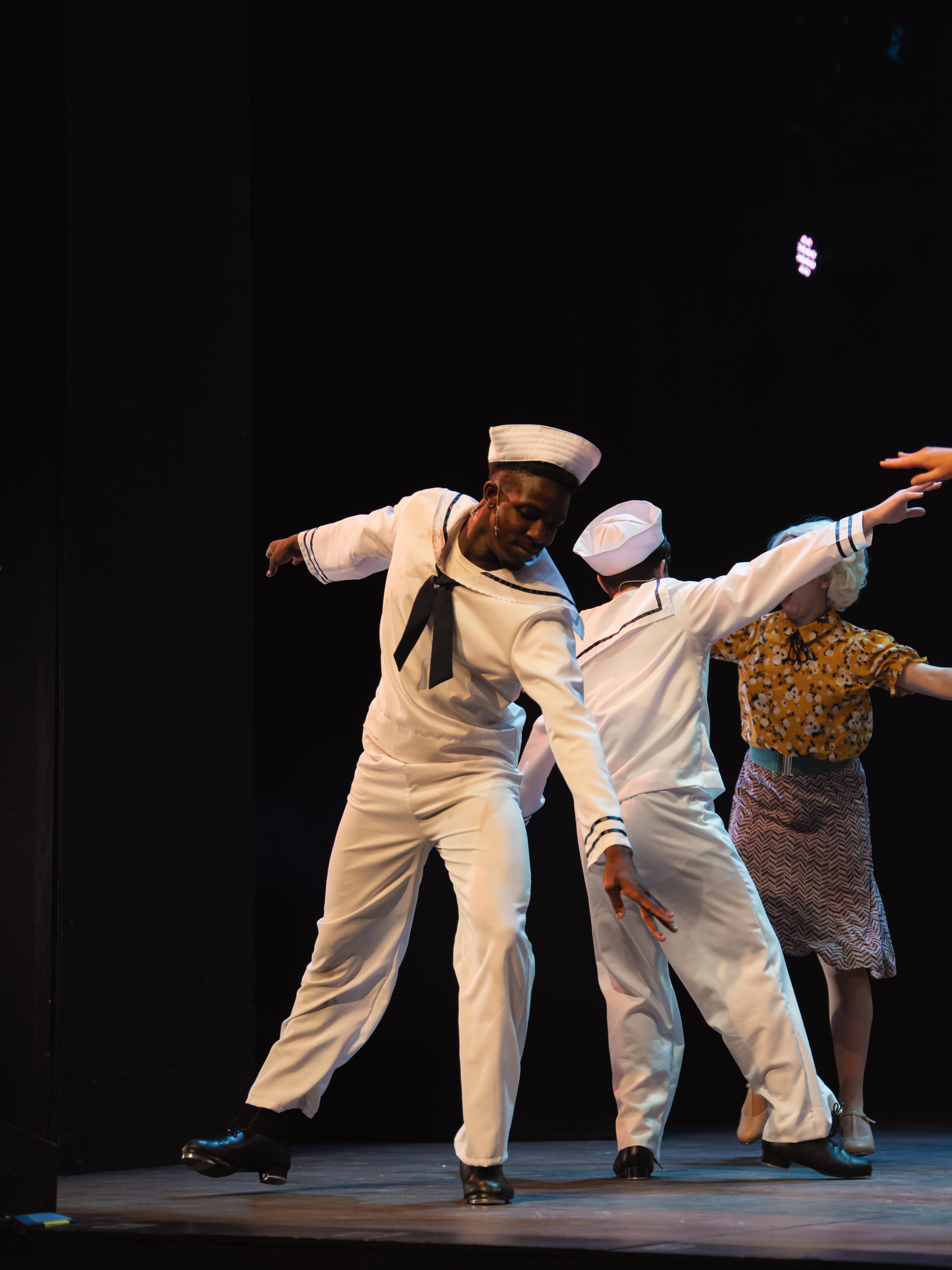 Mitchell in NMU's production of the musical "Anything Goes."