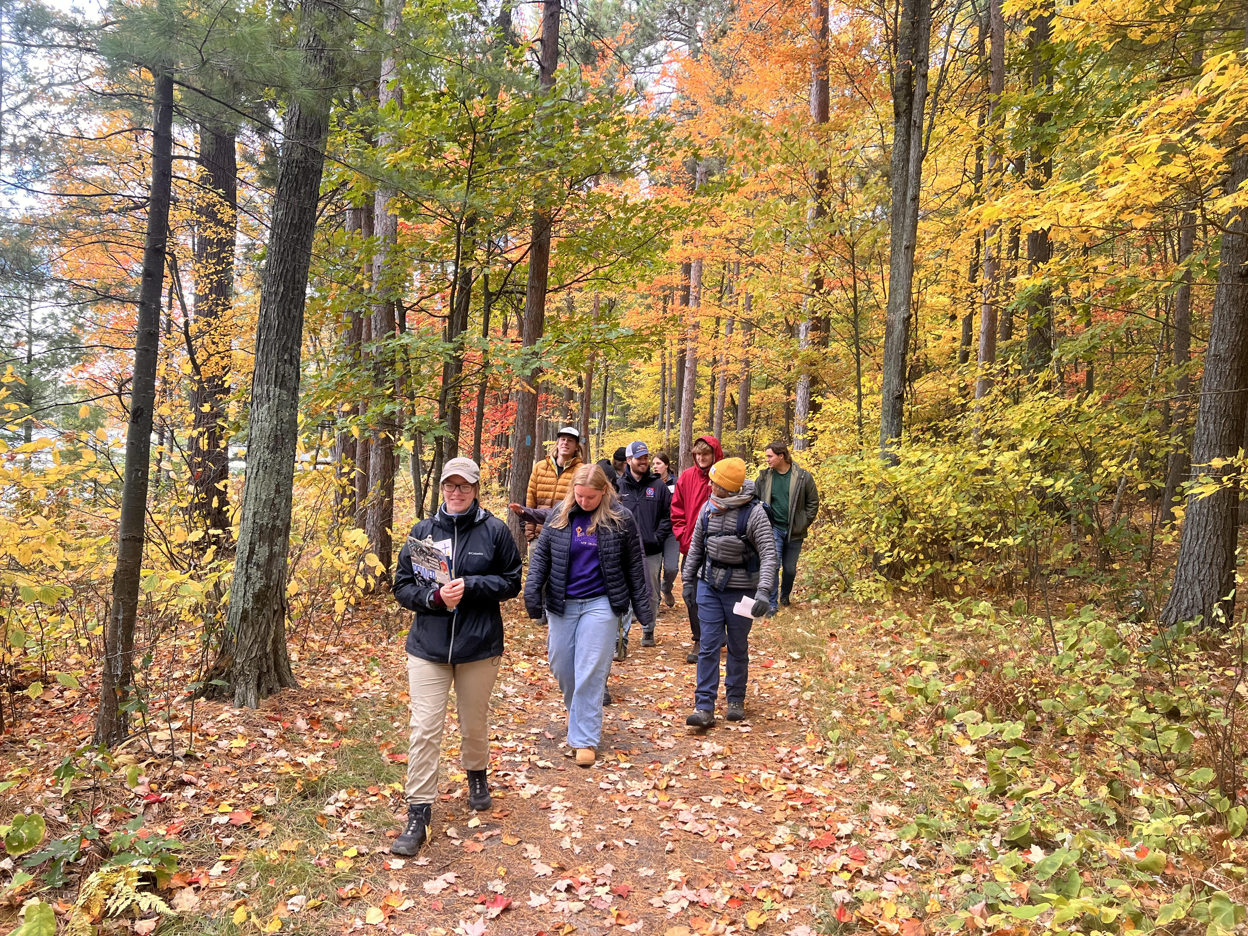 Walking on the NTN from the Tourist Park trailhead.