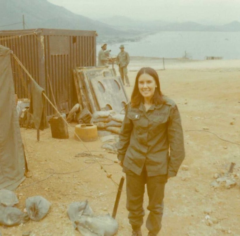 Stolze at Phu Bai Evac hospital, 40 miles south of the DMZ in Vietnam.