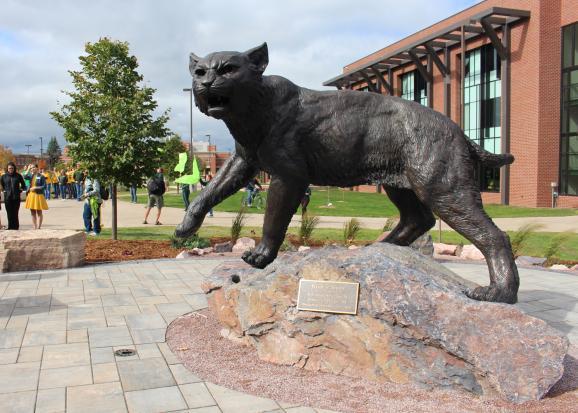 Wildcat statue