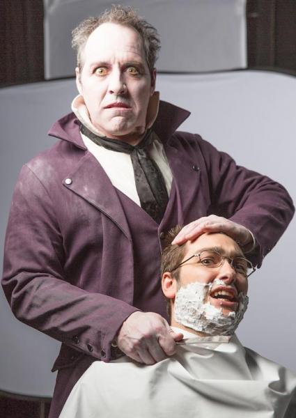 Paul Truckey as the barber Sweeney Todd