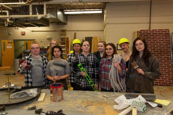 Women in the NMU scene shop