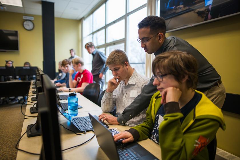 Grand opening event at U.P. Cybersecurity Institute