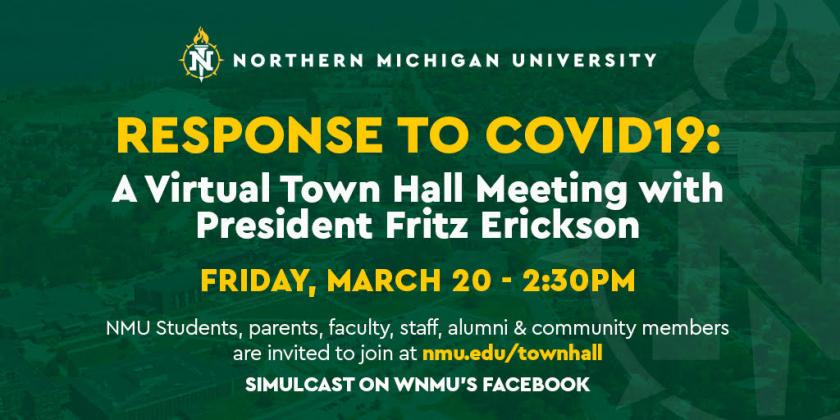 Virtual Town Hall graphic
