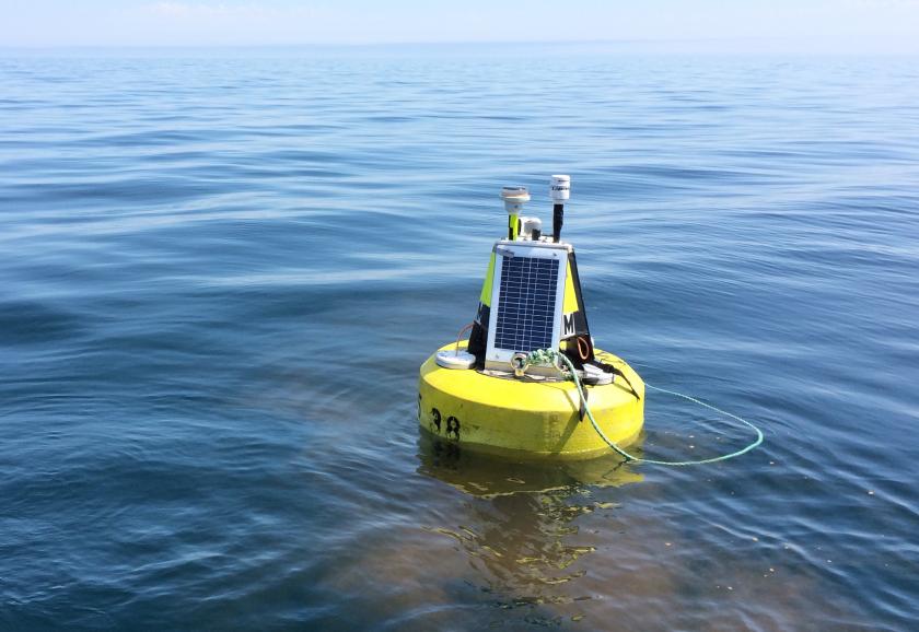 Buoy placed