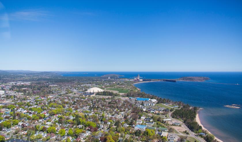 NMU aerial stock photo