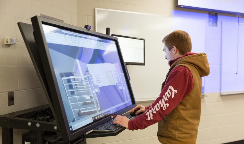 Construction management student (NMU file photo)