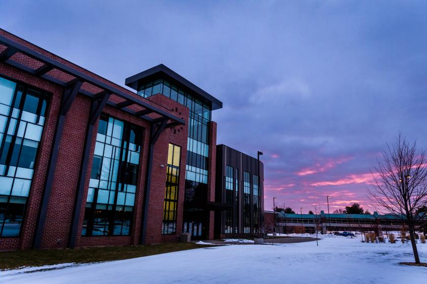 NMU winter stock photo