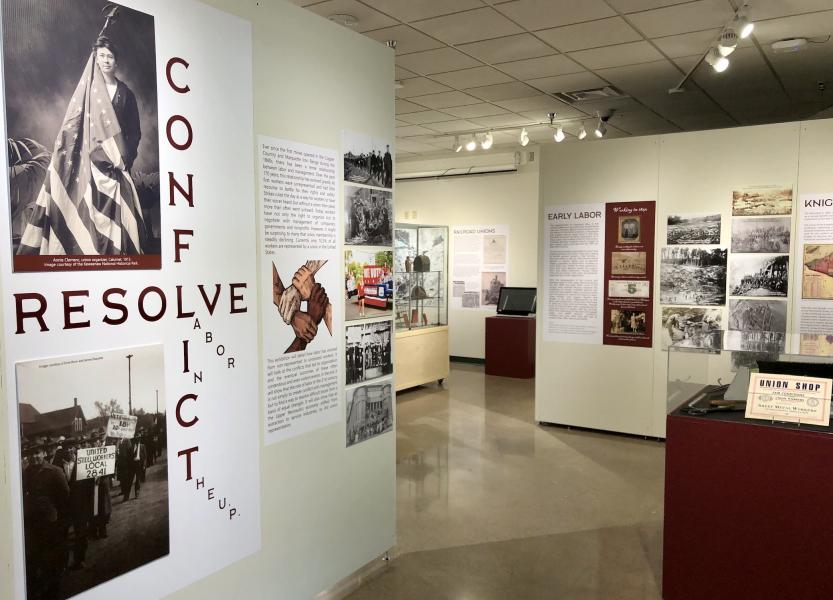 "Conflict and Resolve" exhibit