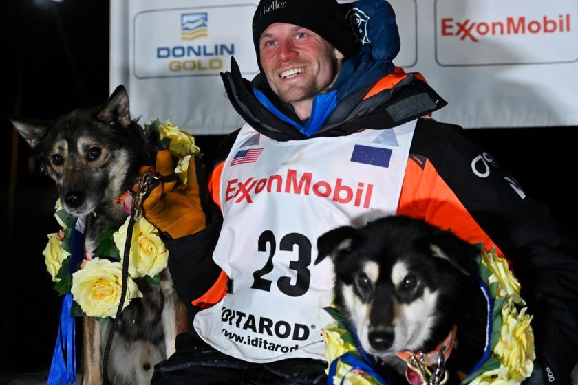 Seavey after his win (Marc Lester/ADN photo)