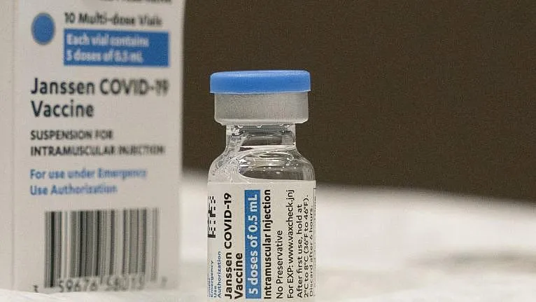 Johnson & Johnson vaccine vial (AP Photo/Mark Lennihan)