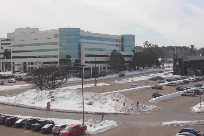 A portion of the former hospital complex across the street from NMU's Northern Center.