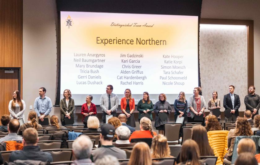 Experience Northern team at recognition event