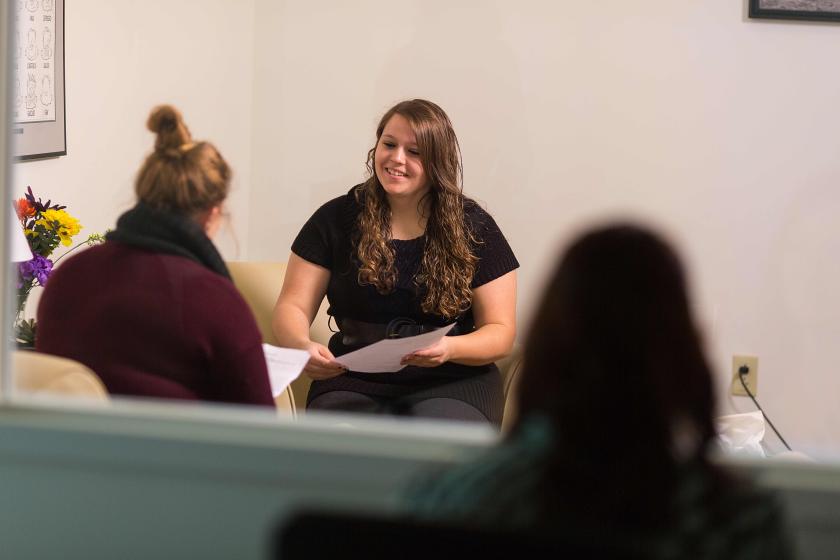 Social work lab stock photo