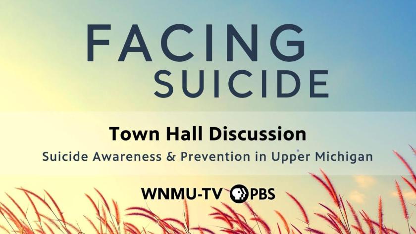 Facing Suicide: Town Hall graphic