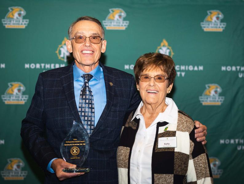 Steve Nystrom and his mother, Sally