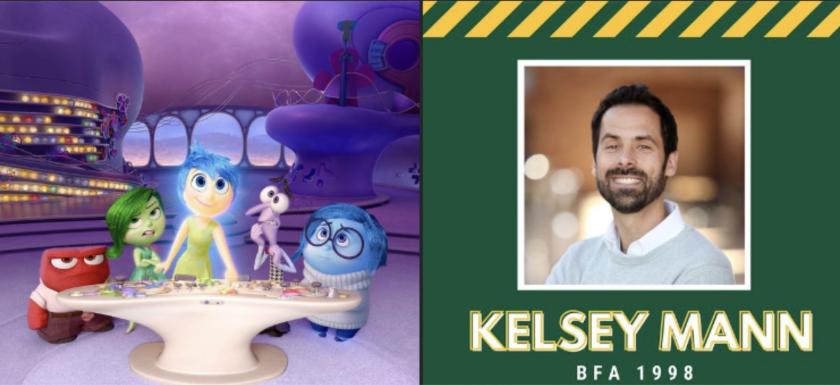 'Inside Out' still and Kelsey Mann