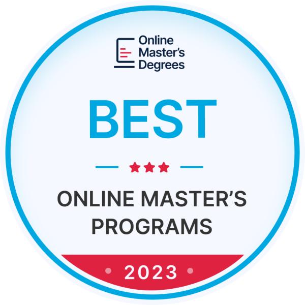 OnlineMastersDegrees.org badge