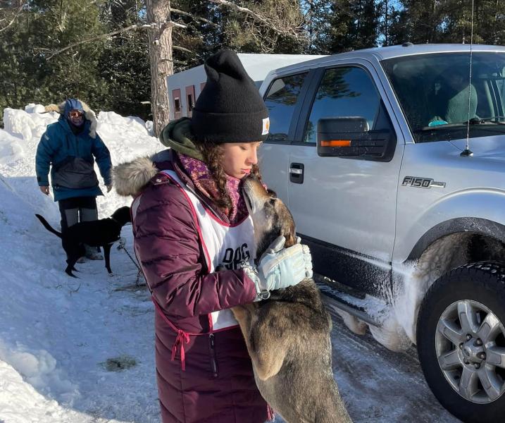 2022 sled dog race (Pre-Vet Club Facebook photo)