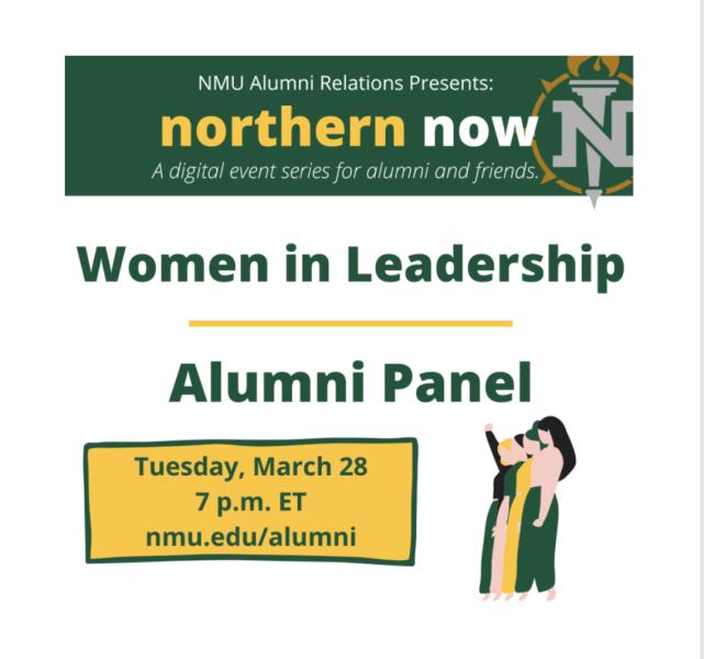 Women in Leadership alumni panel poster