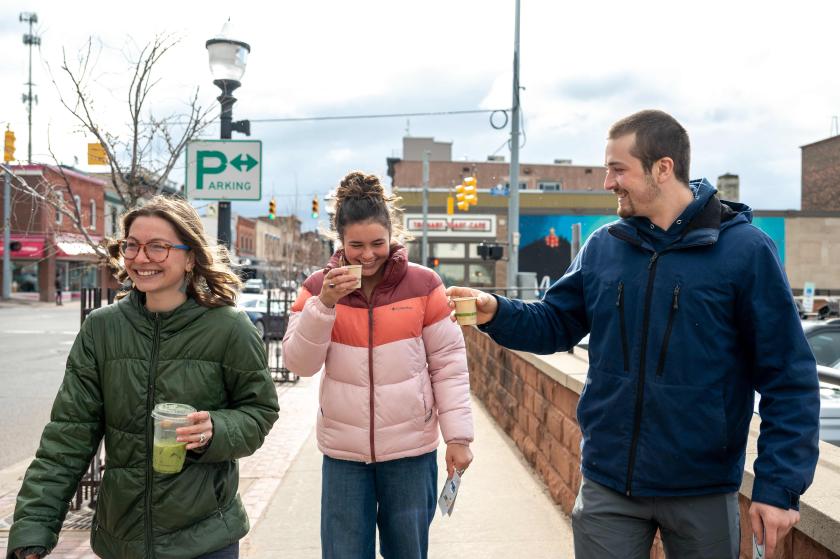 Coffee Crawl participants