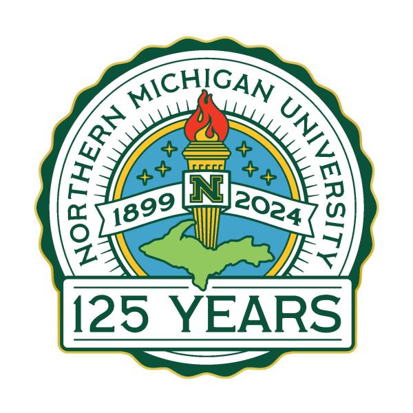 NMU 125th anniversary logo