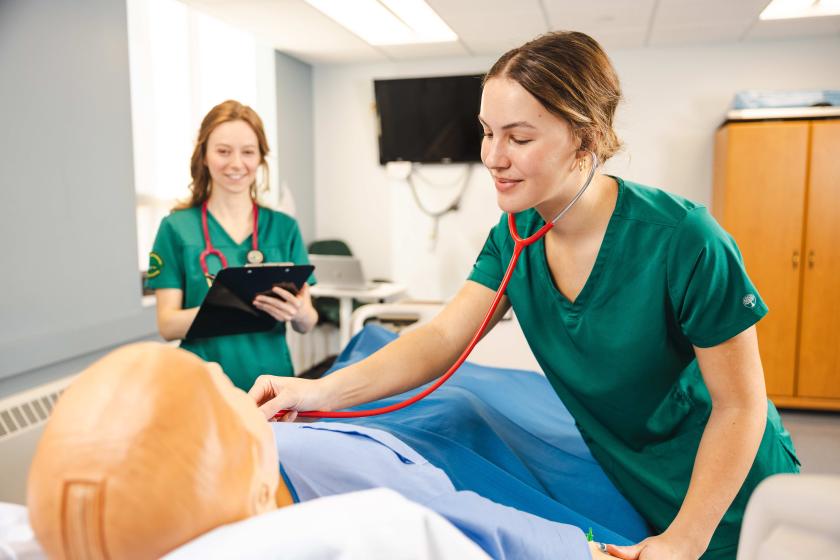 Nursing simulation lab at NMU