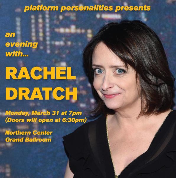 "An Evening with Rachel Dratch" poster