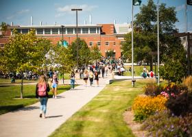 A scene from NMU's Fall Fest, which traditionally kicks off the new academic year.