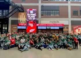Photo from past NMU Night at a Red Wings game.