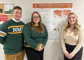 From left: Forrest Toegel, Cory Toegel and grad student Haillie McDonough