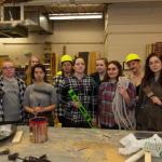 Women in the NMU scene shop