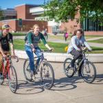 Biking stock photo