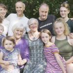 Mark Ruoff, second from left in back, with his family (Lauren Thomas photo)