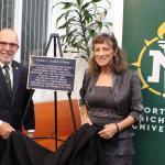 NMU President Fritz Erickson and Marsha Lucas