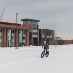 NMU Snowfest stock image