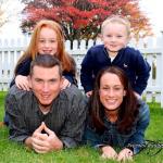 Lockhart and her family (Frazzini Photography)