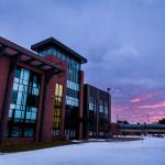 NMU winter stock photo