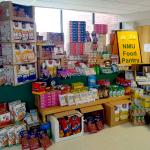 The freshly stocked NMU Food Pantry