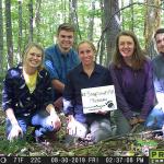 NMU team members (from left) Tru Hubbard, Lane Jeakle, Diana Lafferty, Amelia Bergquist and Sierra Gillman