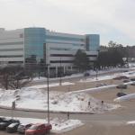 A portion of the former hospital complex across the street from NMU's Northern Center.