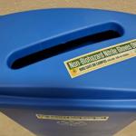 Nitrile glove disposal bin