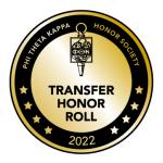 Transfer Honor Roll badge