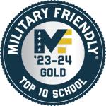 Military Friendly Gold/Top 10 Logo