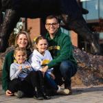 Brock and Kristin Tessman with their daughters